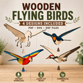 WOODEN FLYING BIRDS COLLECTION 🕊️