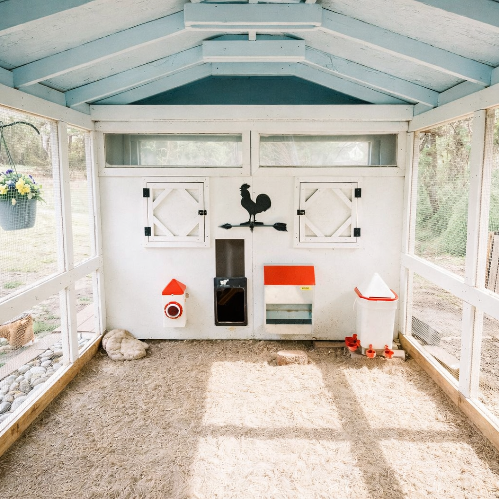 Walk-In Chicken Coop Plans for 10–12 Chickens