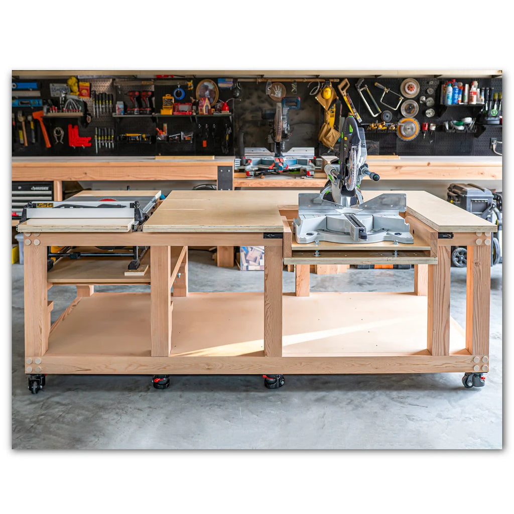 Ultimate 4-in-1 Workbench Plan