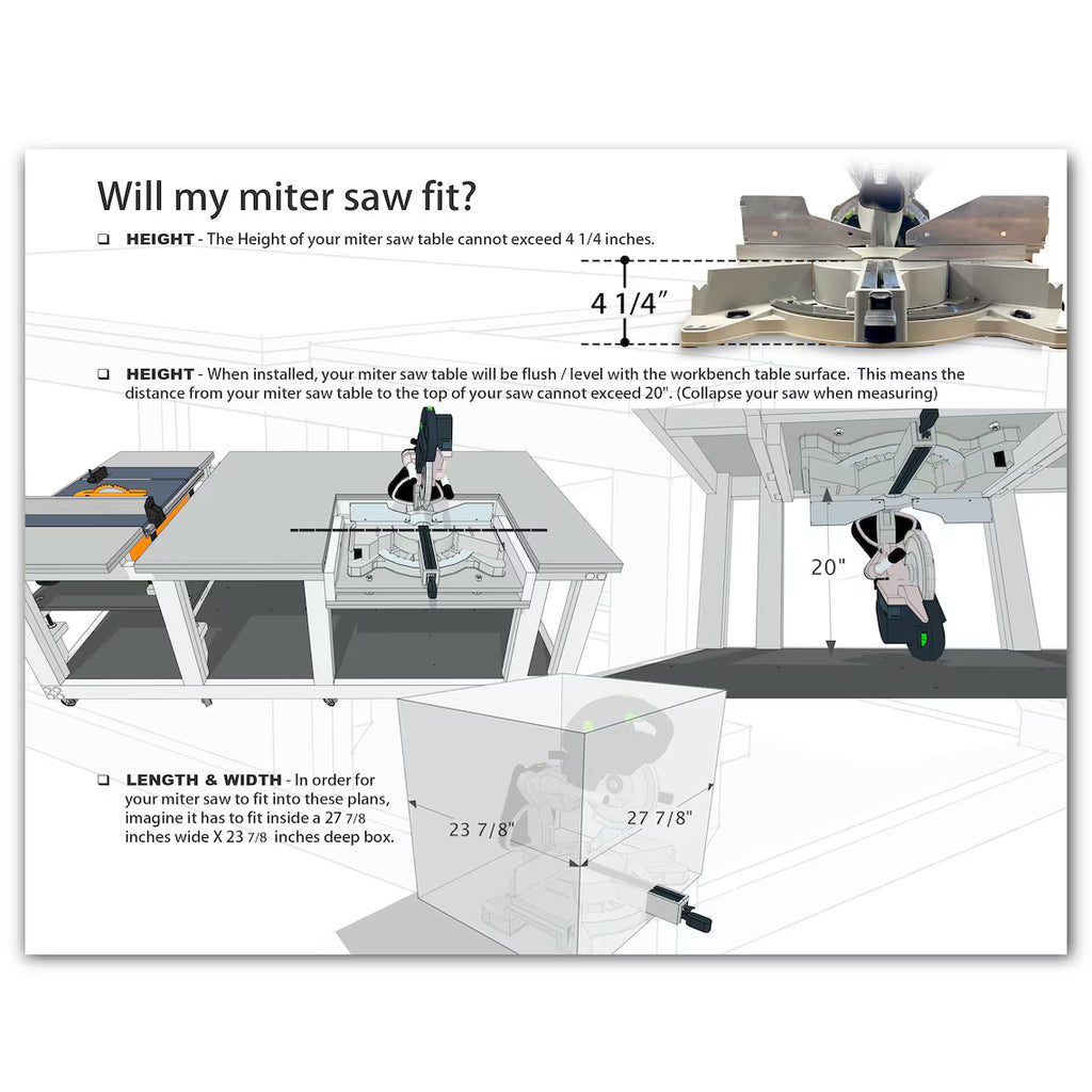 Ultimate 4-in-1 Workbench Plan