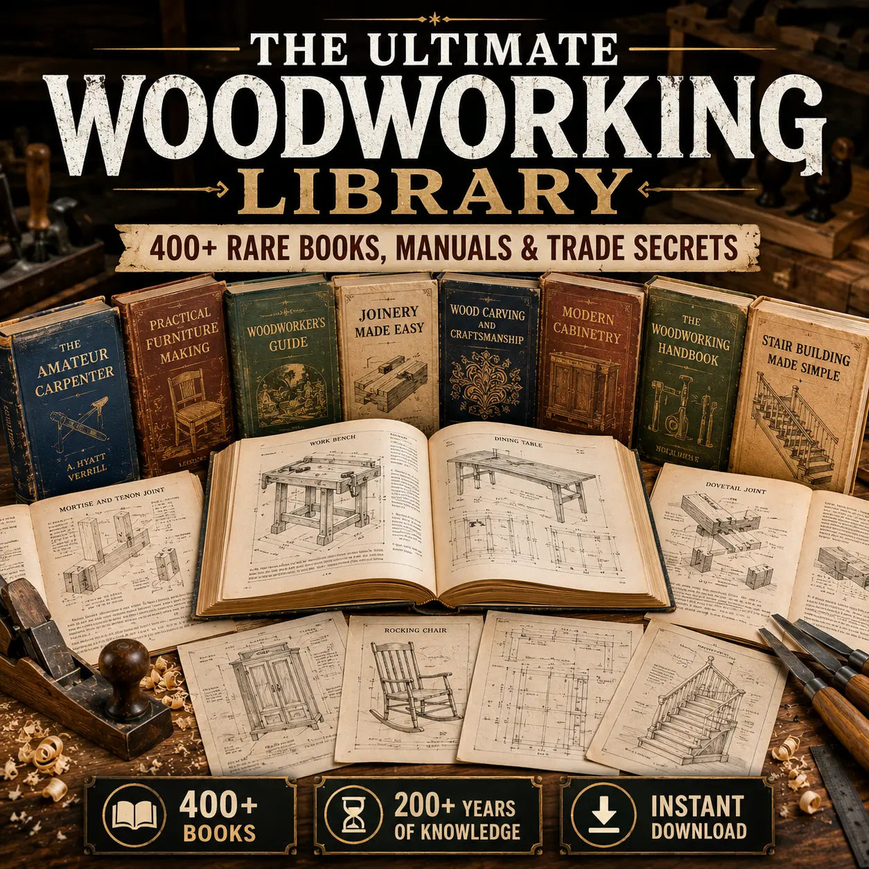 The Ultimate Woodworking Library